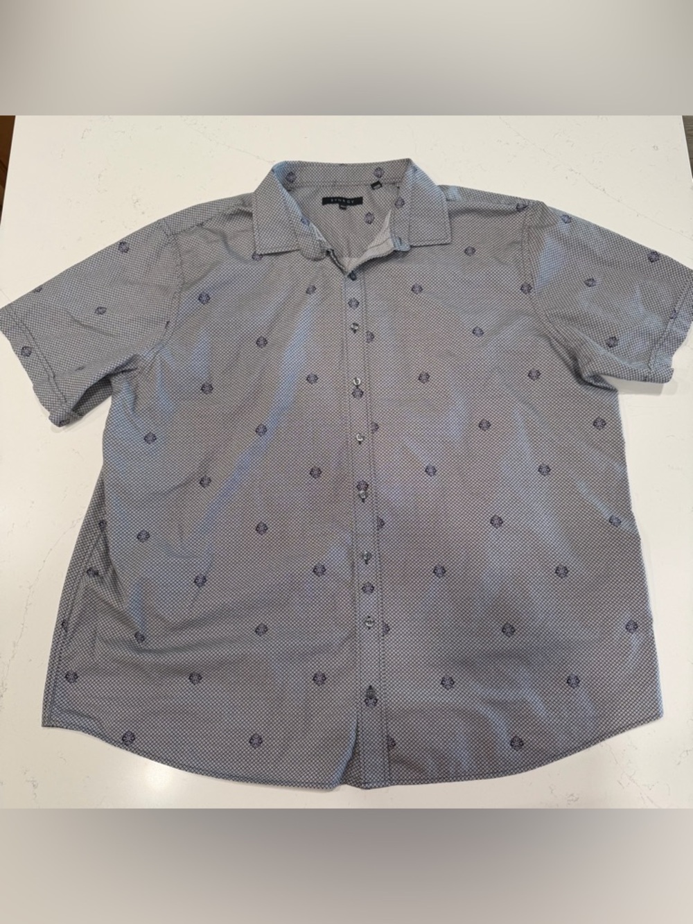 Synrgy Men’s Short Sleeve Button-Up Shirt 3XLT